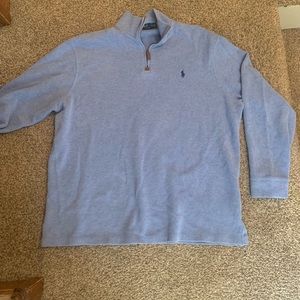 Quarter zip polo